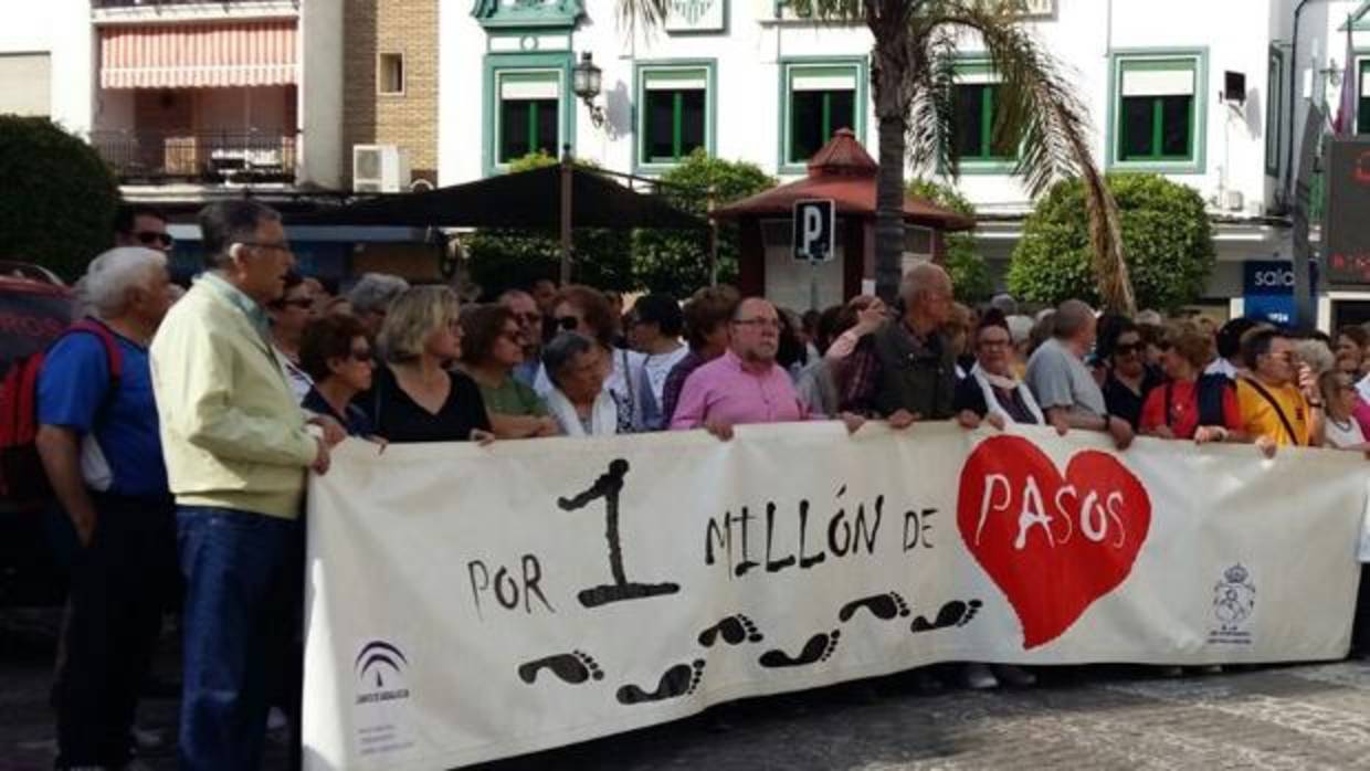 Marcha inaugural por el municipio