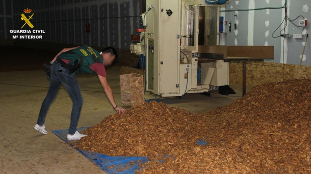 En la operación se han incautado más de 690 toneladas de picadura de tabaco y 2,37 millones de cajetillas