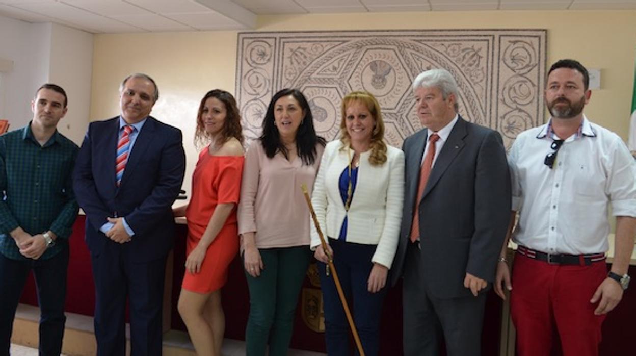 La alcaldesa socialista Carolina Casanova, el día que se hizo con la Alcaldía gracias a una moción de censura