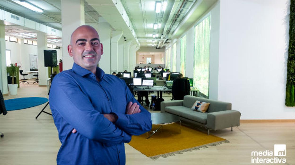 Samuel Brocal, CEO de Media Interactiva, que opera desde el municipio aljarafeño de Tomares
