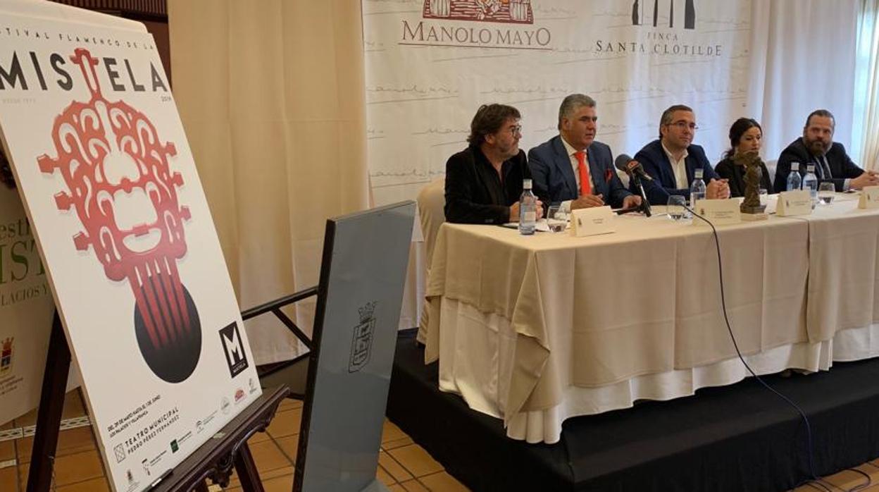 Momento de la presentación oficial del festival de la Mistela de Los Palacios