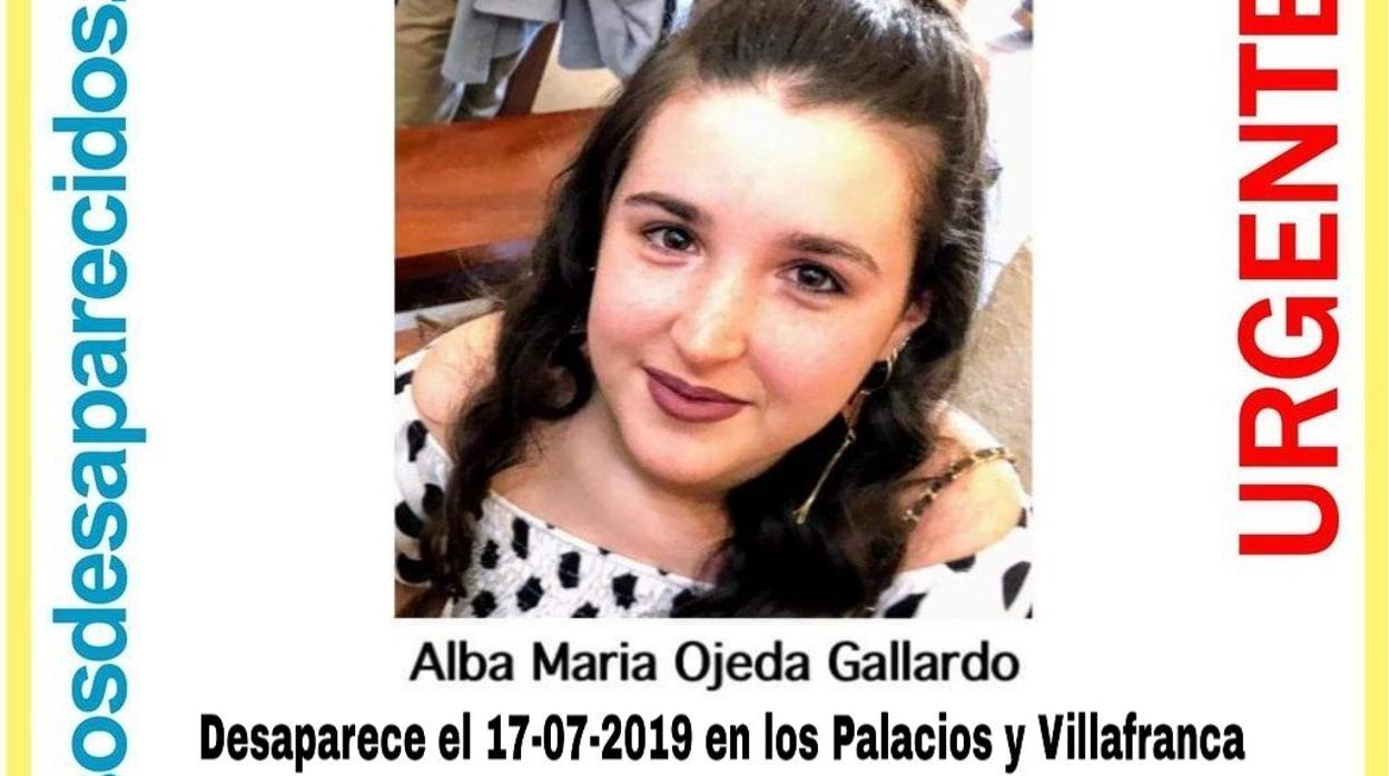 Alba María Ojeda Gallardo ya ha sido encontrada