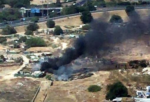 En un primer momento no hay riesgo de personas ni animales heridos por el fuego