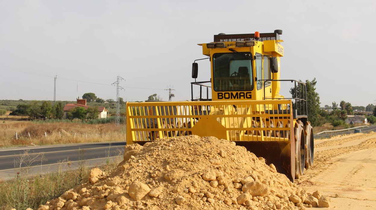 Las obras de la N-IV avanzan a buen ritmo