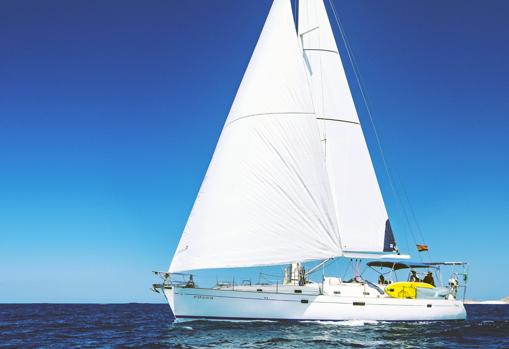 El «Intrépido» es un velero Beneteau 50 autosuficiente