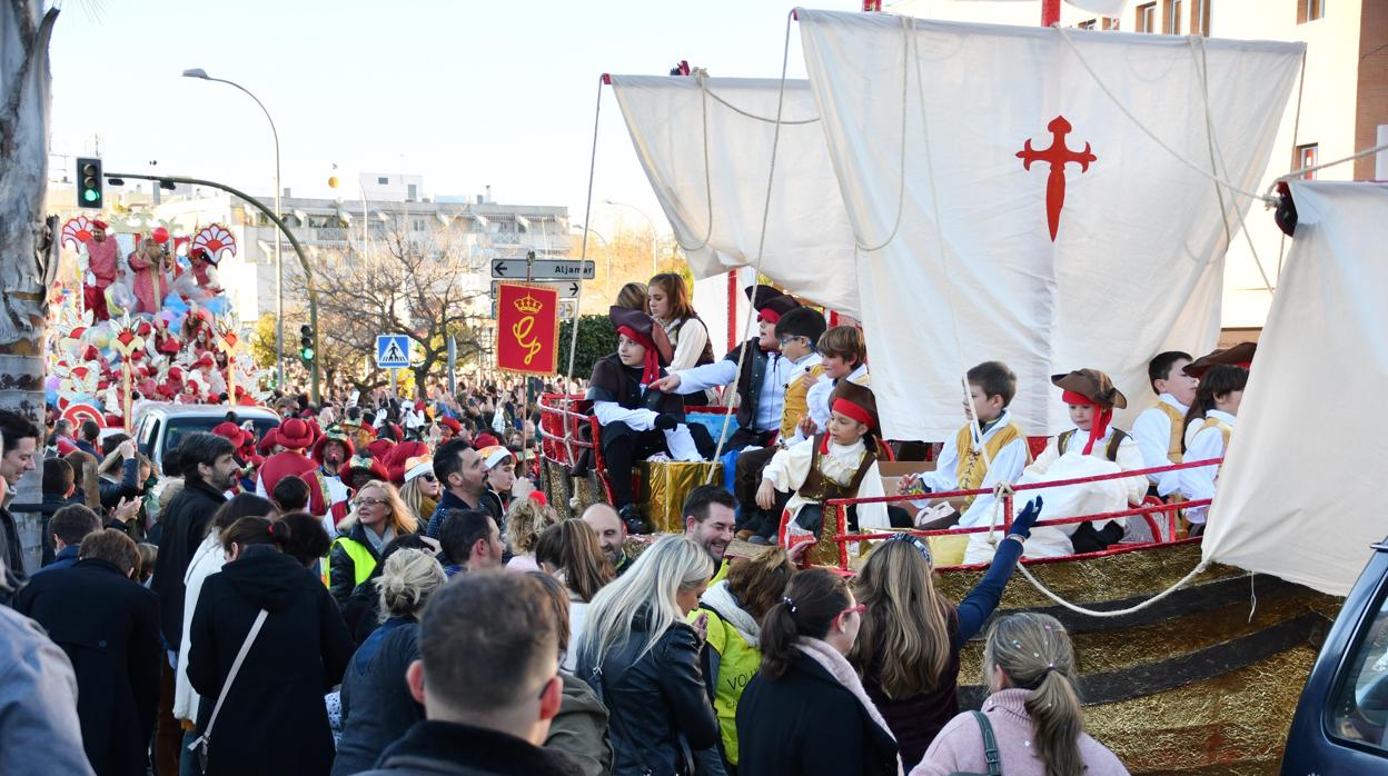 Estampa de la anterior cabalgata