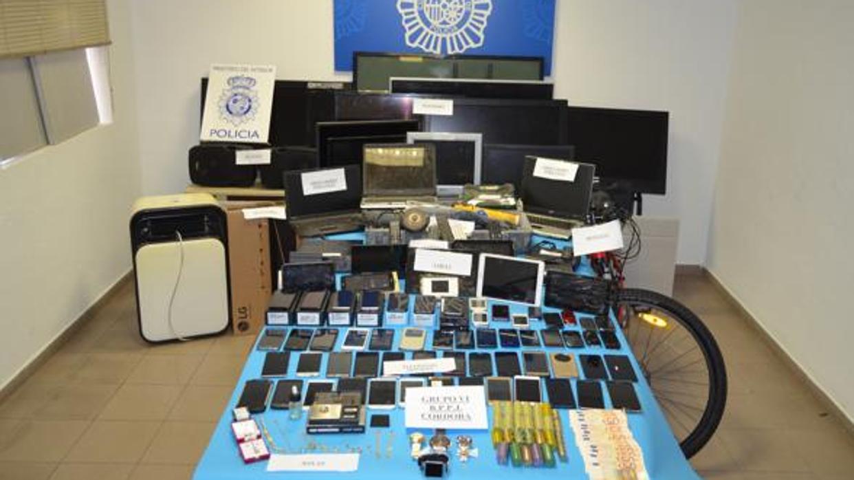 Imagen de una exposición anterior de objetos robados