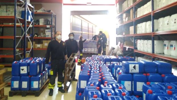 La Diputación pide 30.000 kilos más de hipoclorito sódico para desinfección de calles y edificios