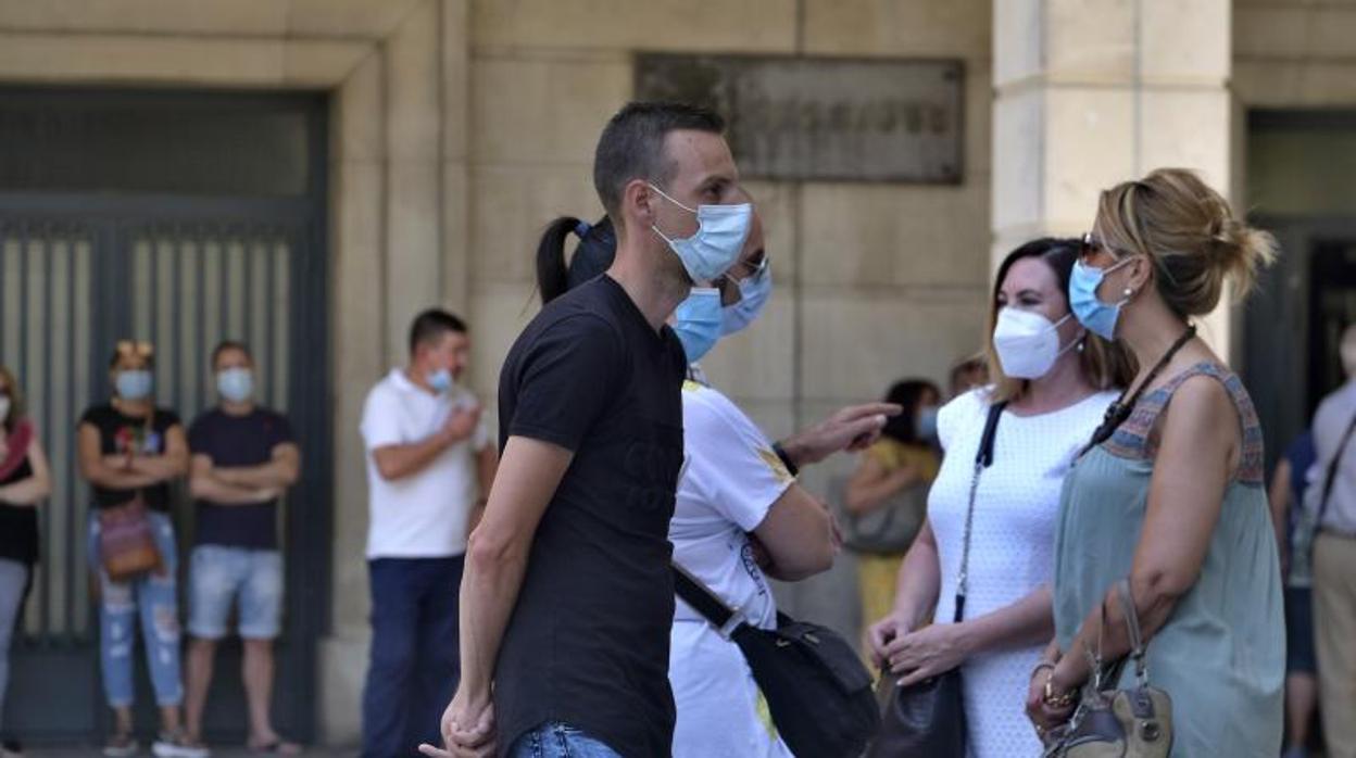 El padre de la niña asesinada a las puertas de los juzgados de Sevilla durante el juicio del Pollino.
