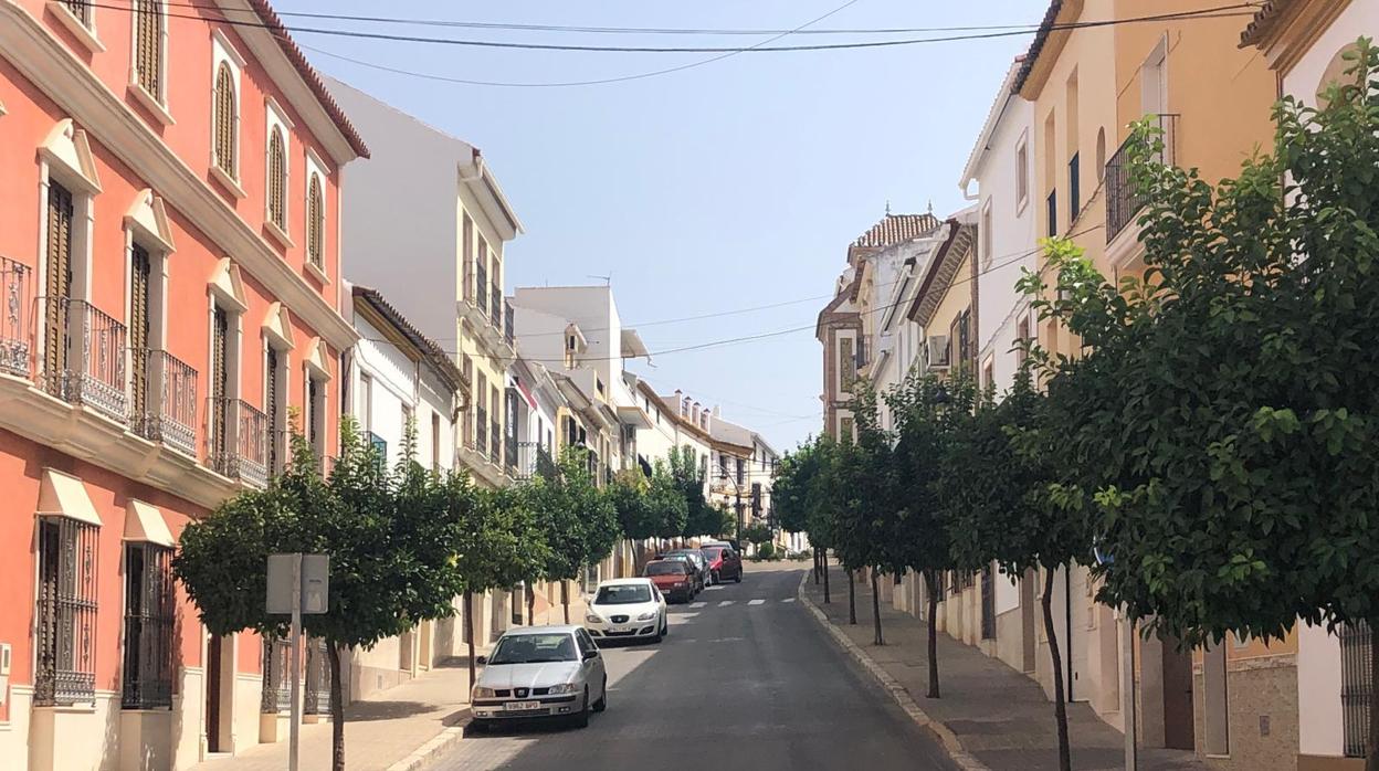 Imagen de las calles de Casariche este martes