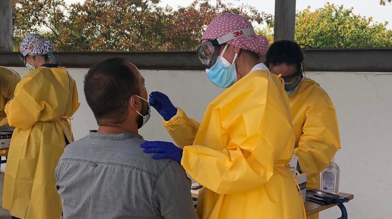 Un test de antígenos realizado hace unos días en Casariche