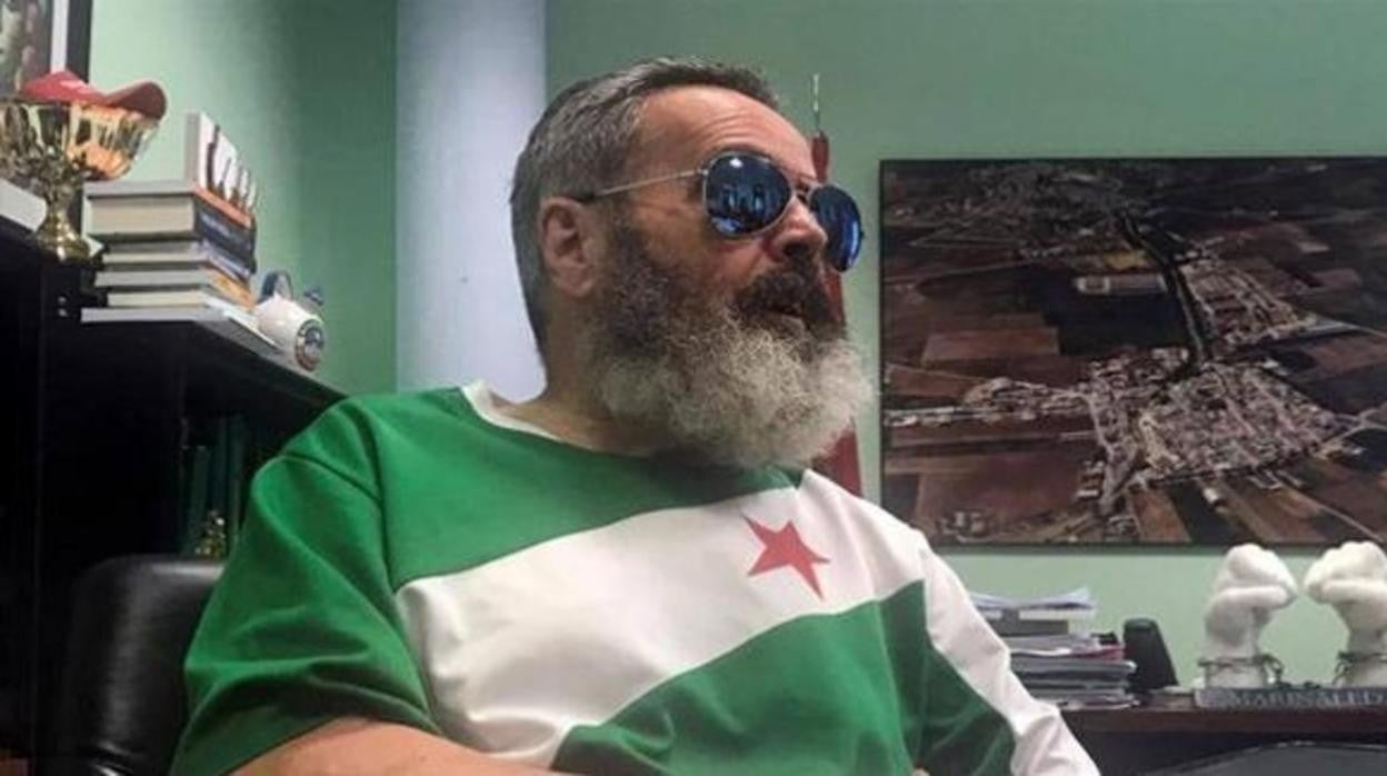 Juan Manuel Sánchez Gordillo, alcalde de Marinaleda