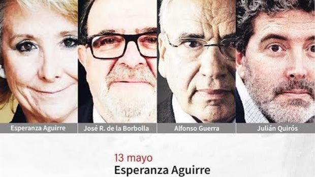 Alfonso Guerra, Rodríguez de la Borbolla, Esperanza Aguirre y Julián Quirós, protagonistas en Tomares