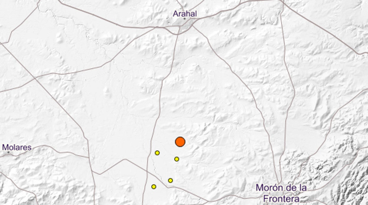 Varios terremotos han tenido lugar en la provincia de Sevilla