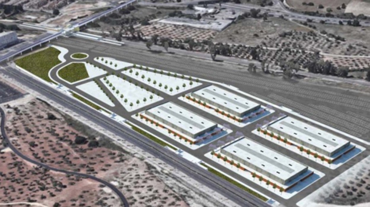 Recreación del futuro palacio de congresos de Dos Hermanas