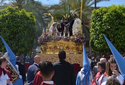 La Borriquita de Utrera saliendo de la carrera oficial