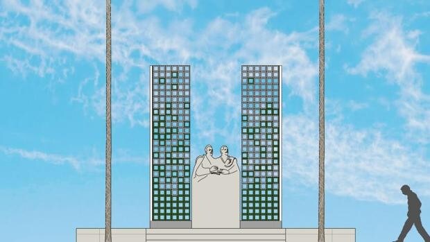 Una moderna intervención dará una nueva vida al monumento inacabado de los Álvarez Quintero en Utrera