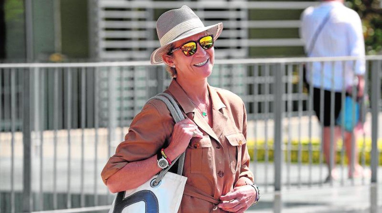 La infanta Elena en un acto reciente