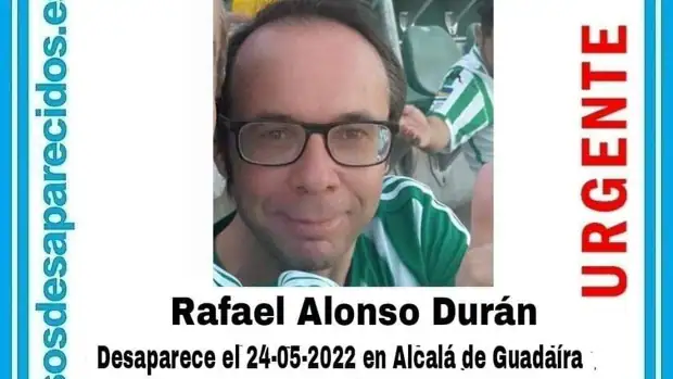 Buscan a un hombre desaparecido de 44 años en Alcalá de Guadaíra que necesita medicación