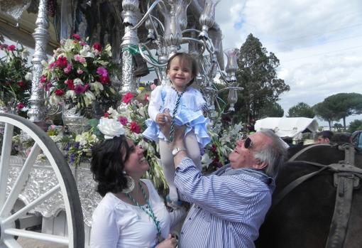 Un corazón llevó a Rodolfo a la devoción Rociera