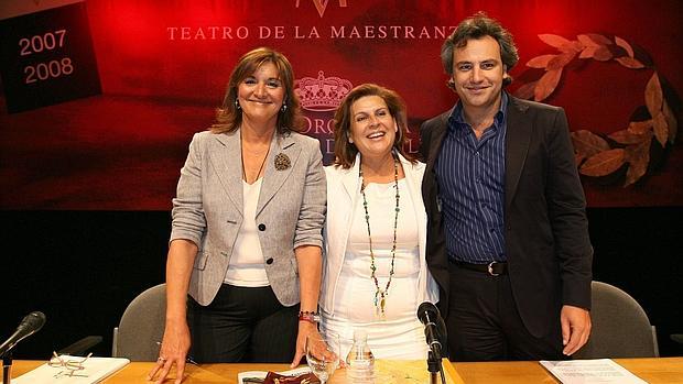 Remedios Navarro, con Rosa Torres y Pedro Halffter