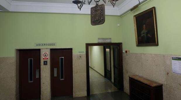 Interior de los Juzgados del Prado
