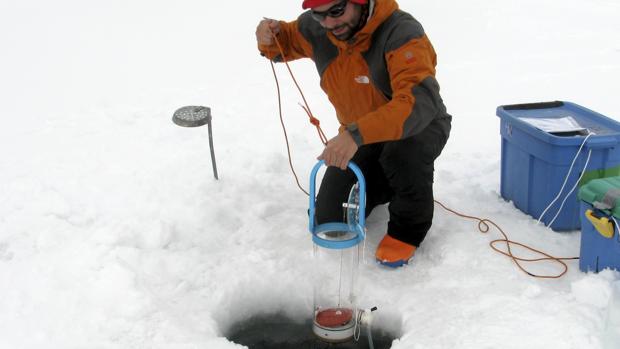 Un investigador español en la Antártida