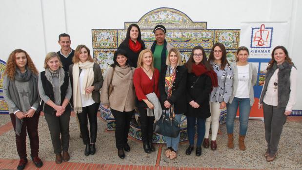 Representantes de la comunidad educativa del colegio Ribamar