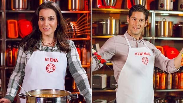 La sevillana Elena y el jerezano José María, concursantes de «Masterchef»