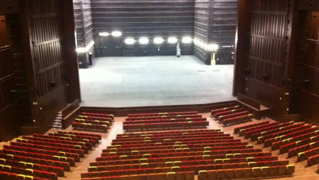 La sala principal del teatro de la SGAE, que a partir de ahora se llamará «Cartuja Center», tiene 2.047 butacas