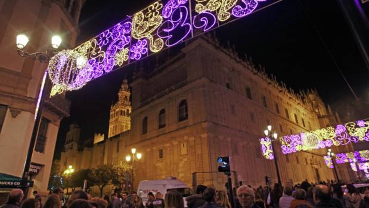 Inauguración del alumbrado de Navidad en 2016