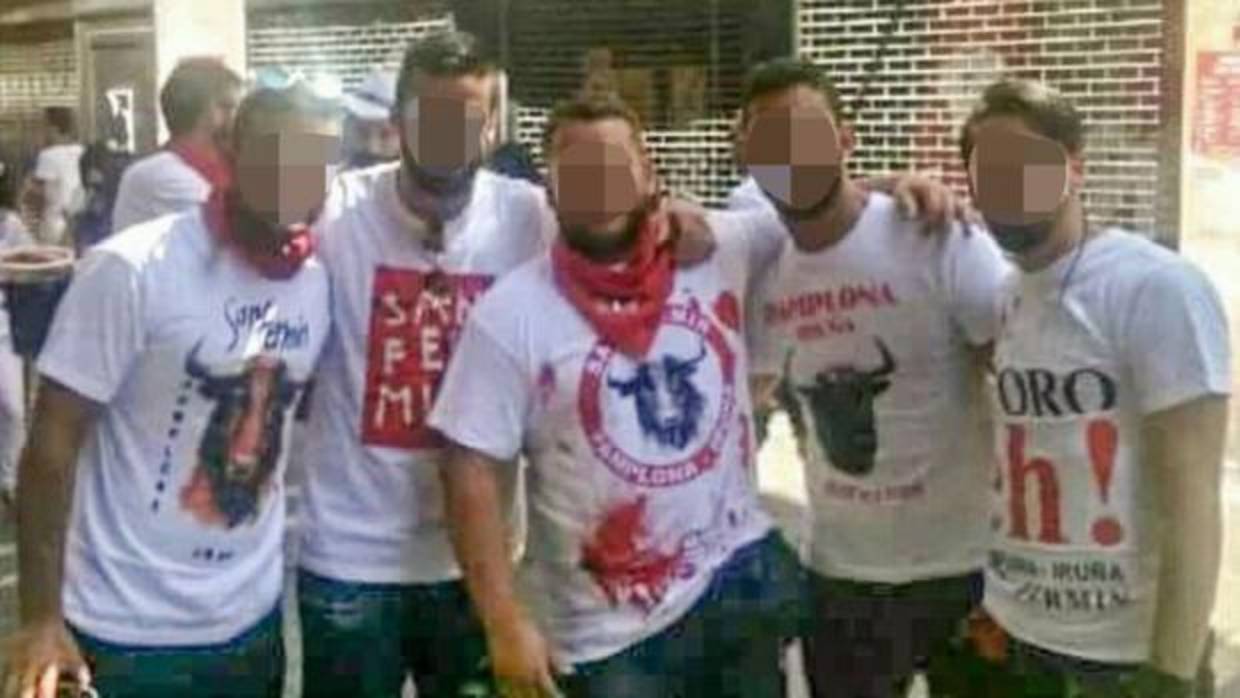 Los cinco jóvenes sevillanos que han sido juzgados en Navarra