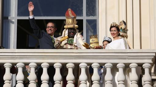 La coronación del Rey Baltasar el año pasado