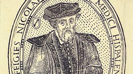Retrato de Nicolás Monardes, por R. Rojas