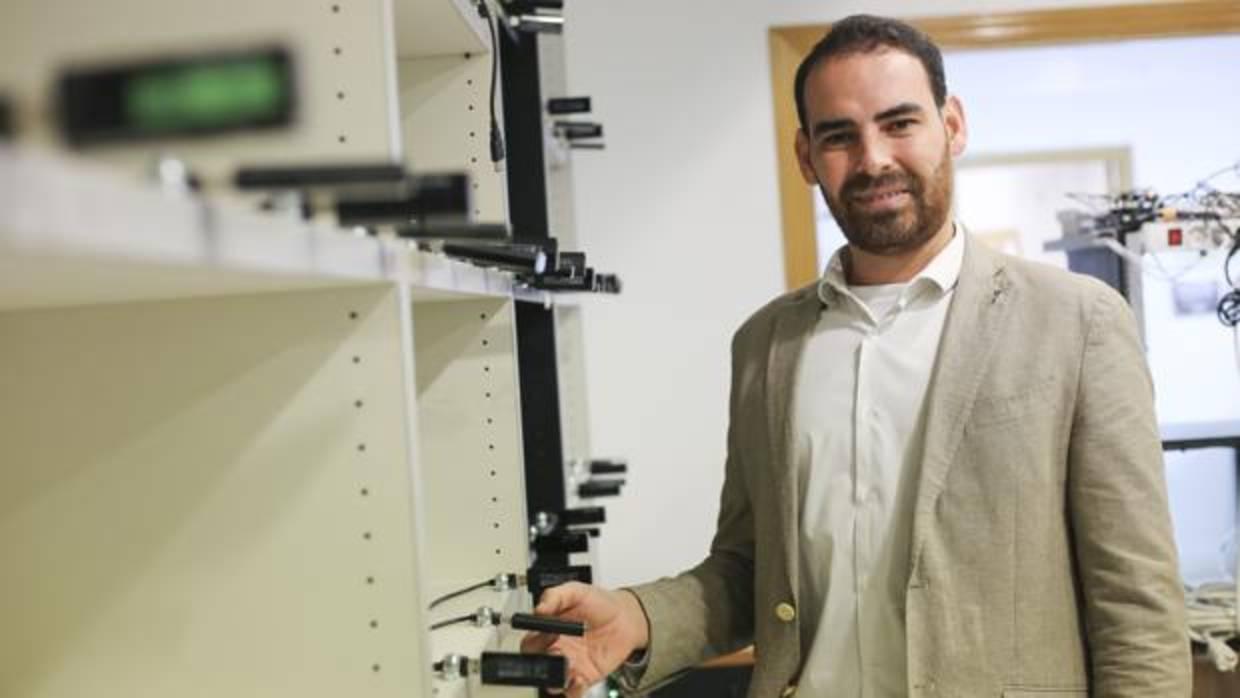 José González Garrido en la sede sevillana de Galgus