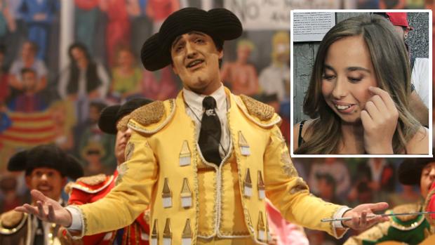 Carnaval de Cádiz: La respuesta de la chirigota de Sevilla «Una corrida en tu cara» a la acusación de Andrea Janeiro