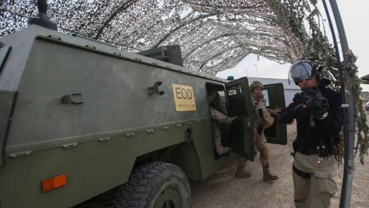 Efectivos del Ejército se han unido al ejercicio