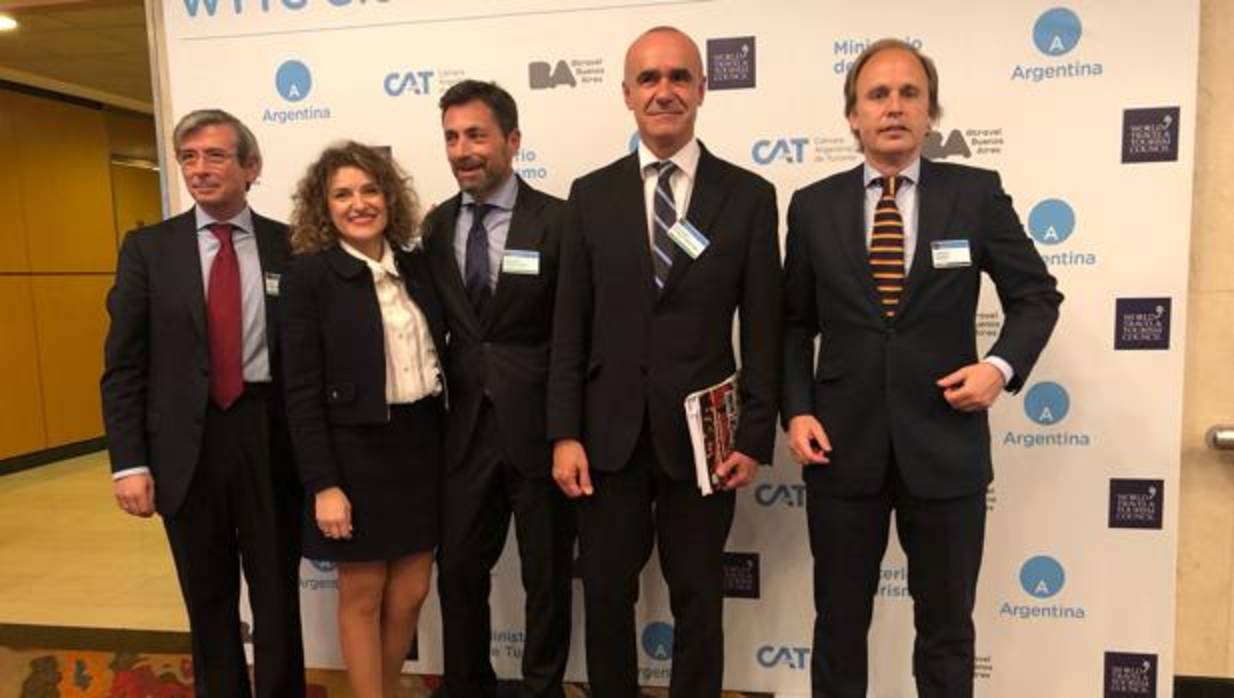 El empresario Enrique Ybarra acompañó a la delegación sevillana