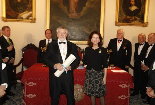 Solemne acto de recepción celebrado ayer en la Casa de los Pinerlo