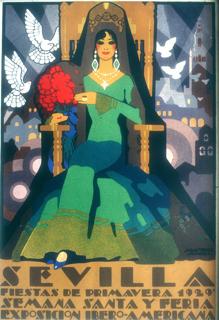 Cartel de Fiestas de Primavera de 1929