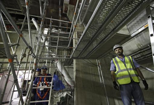 Raúl Díaz, coordinador de las obras del puente