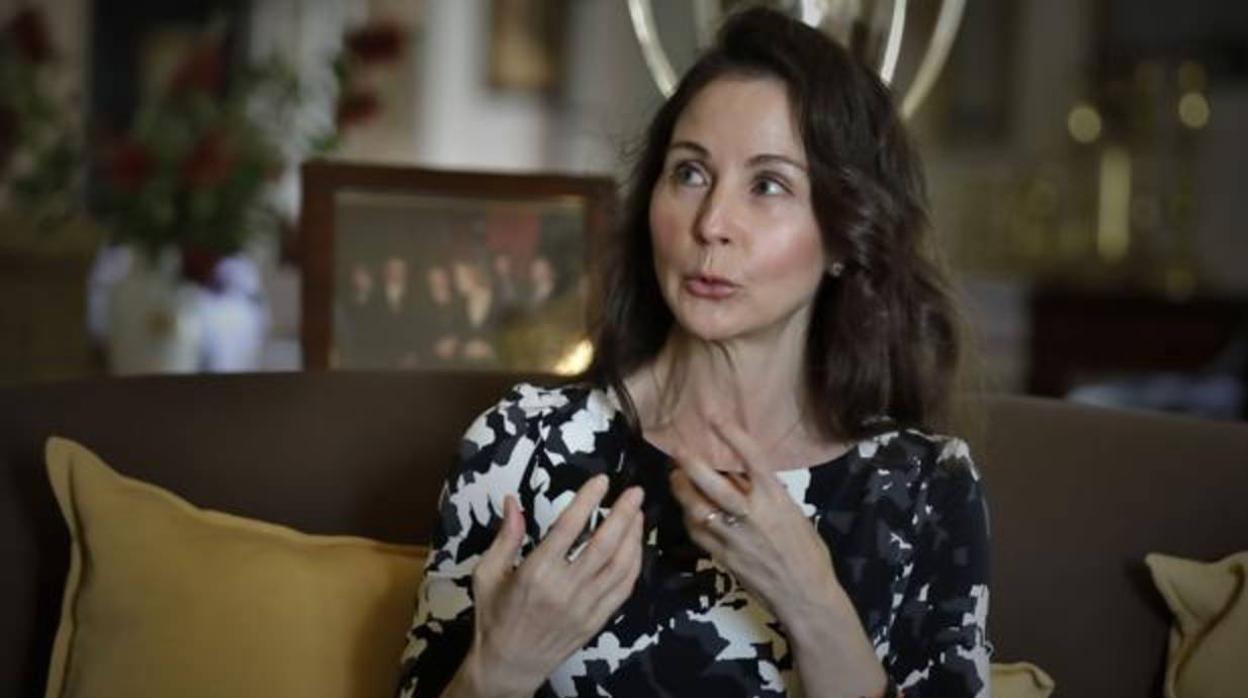 Mercedes Alaya durante la entrevista que concedió a ABC Sevilla