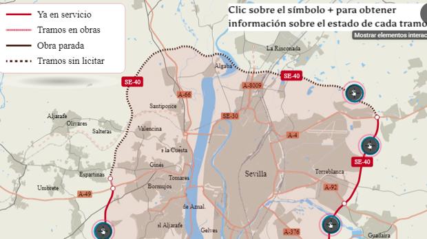 Fomento entierra en burocracia el proyecto de los túneles de la SE-40