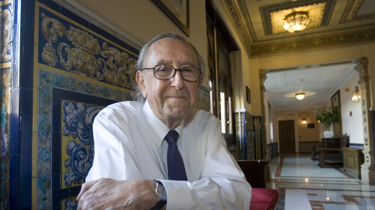 César Pelli, en el hotel Alfonso XIII