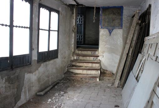 Una de las estancias del convento de San Leandro