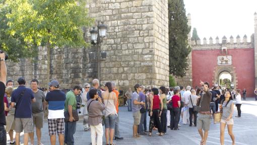 Una de las entradas al Alcázar