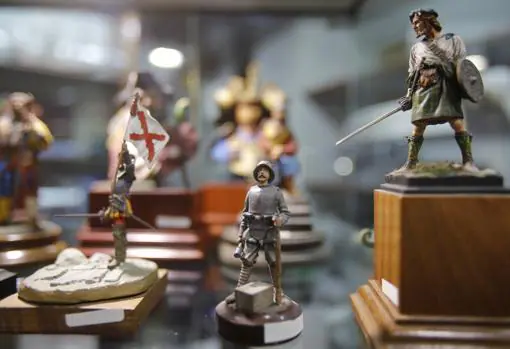 Miniaturas de la tienda de Juguetería Cuevas, en la plaza de San Francisco