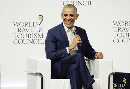 Barack Obama, en su coloquio de la cumbre de la WTTC