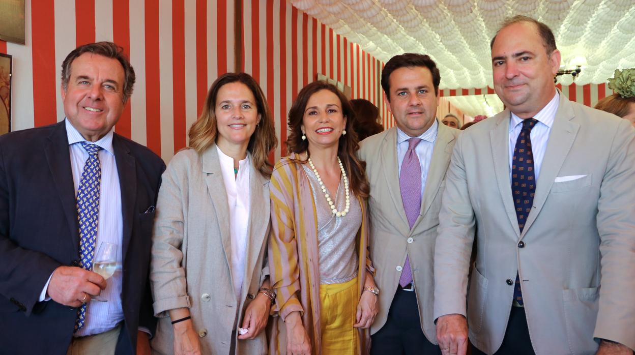 Lorenzo Díez, Adela Escudero, María José Daza, Ignacio Escudero y Félix Ríos