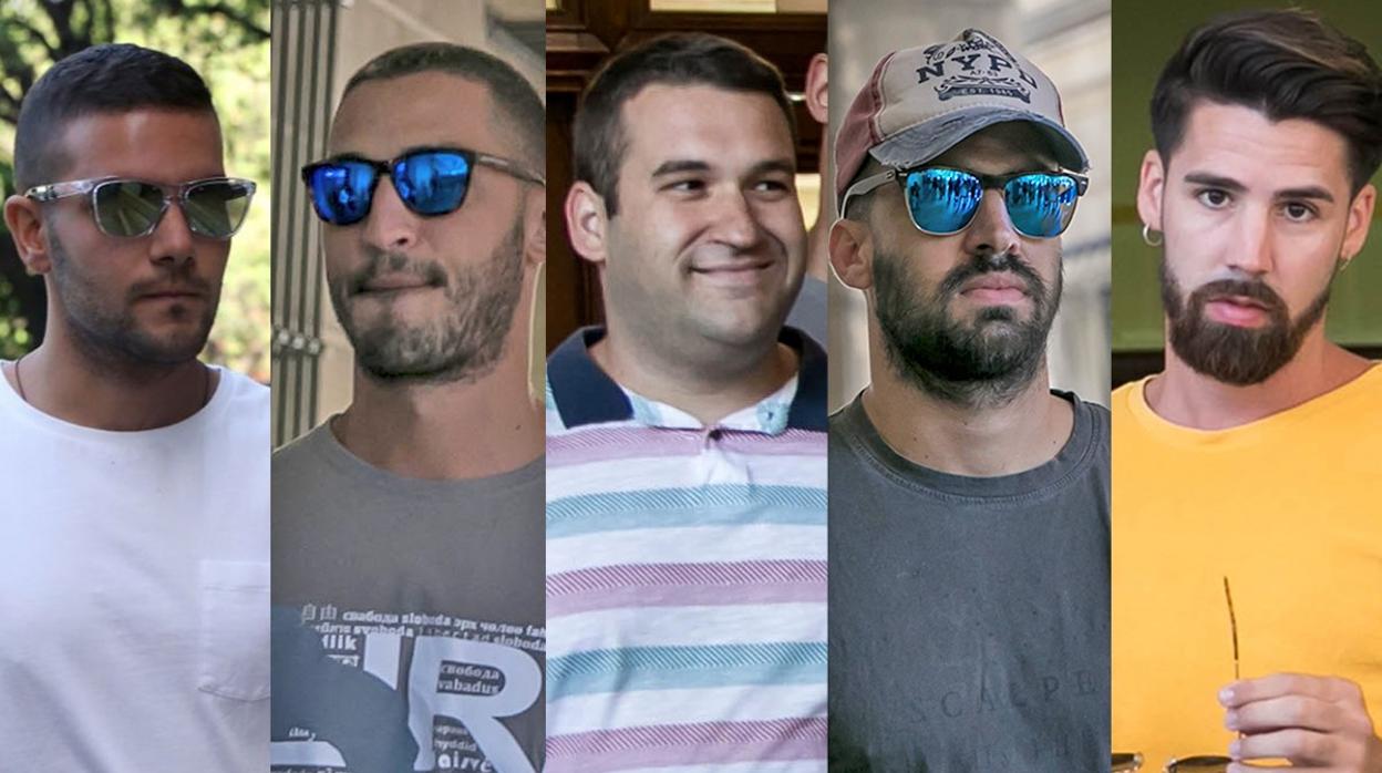 Los cinco miembros de La Manada